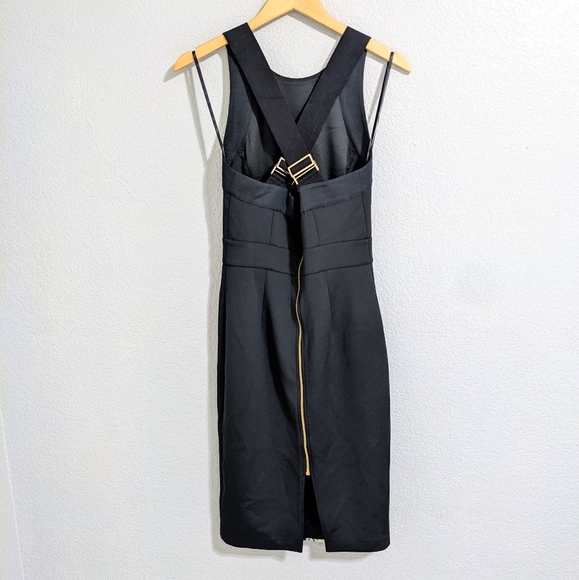 Ted Baker London Akva Kensington Floral Black Body-Con Dress Size 2 US 6 - Picture 4 of 5